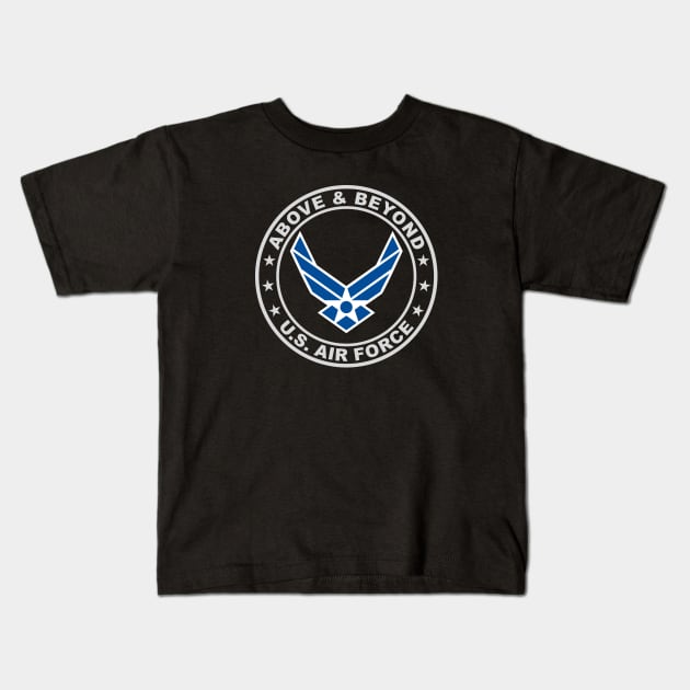 Mod.6 US Air Force USAF Air Corps Kids T-Shirt by parashop